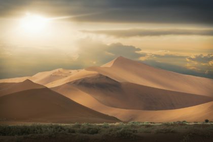 Giant sand dunes, Namib Desert, Namibia